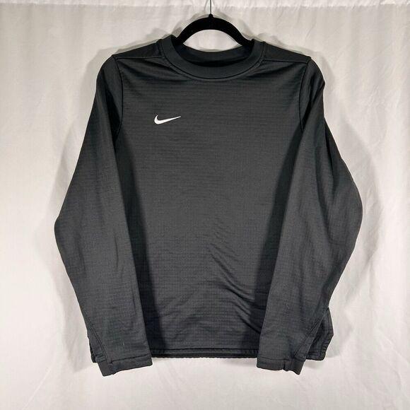 Nike Sweaters - Nike Sweater Women's XL Grey Crew Neck Long Sleeve Embroidered Logo Pullover